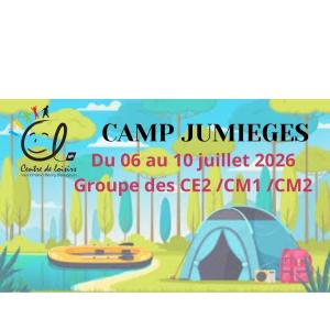 Camp Jumièges CE2/CM1/CM2 Du 06 AU 10 Juillet 2026